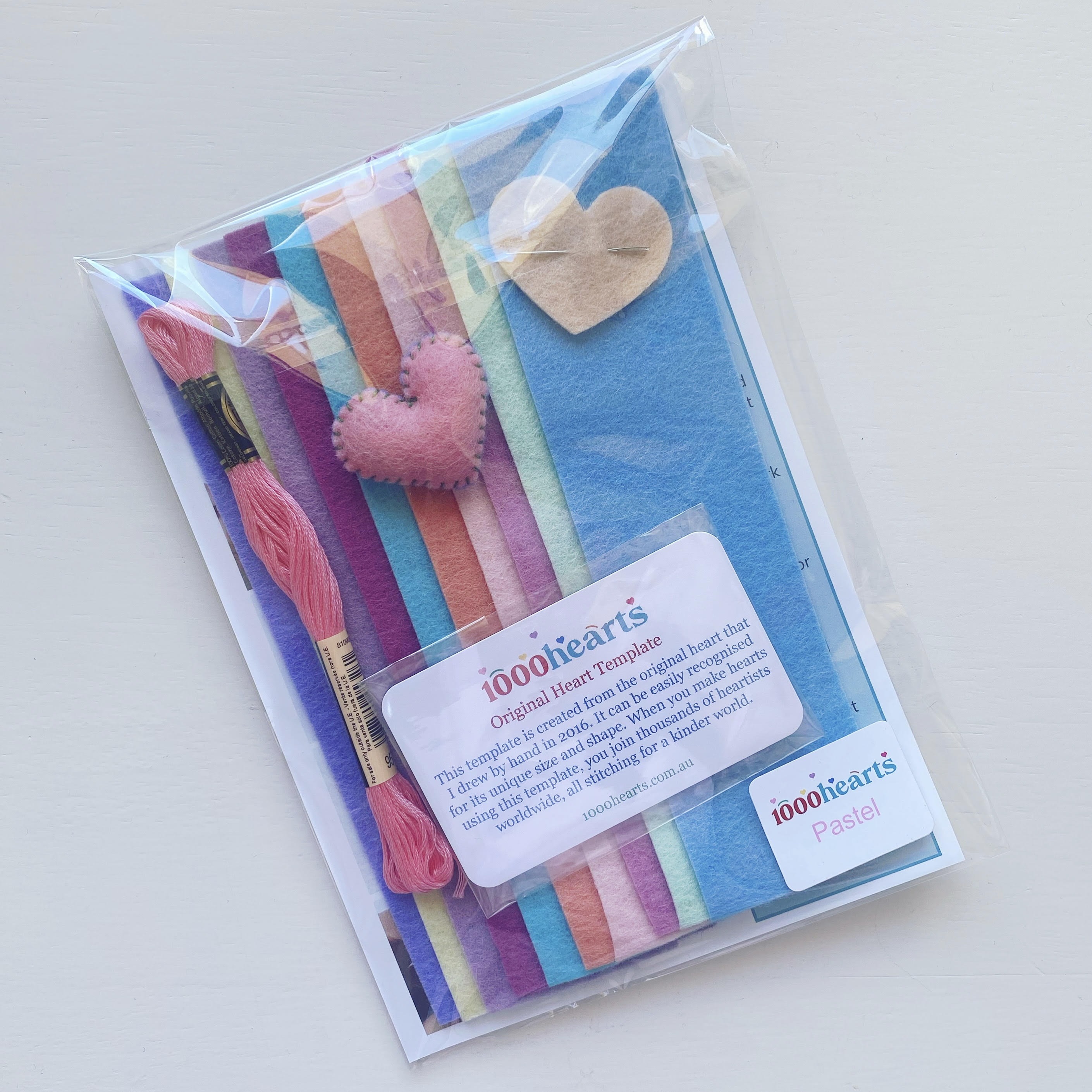 Kit - Heart Starter with felt strips