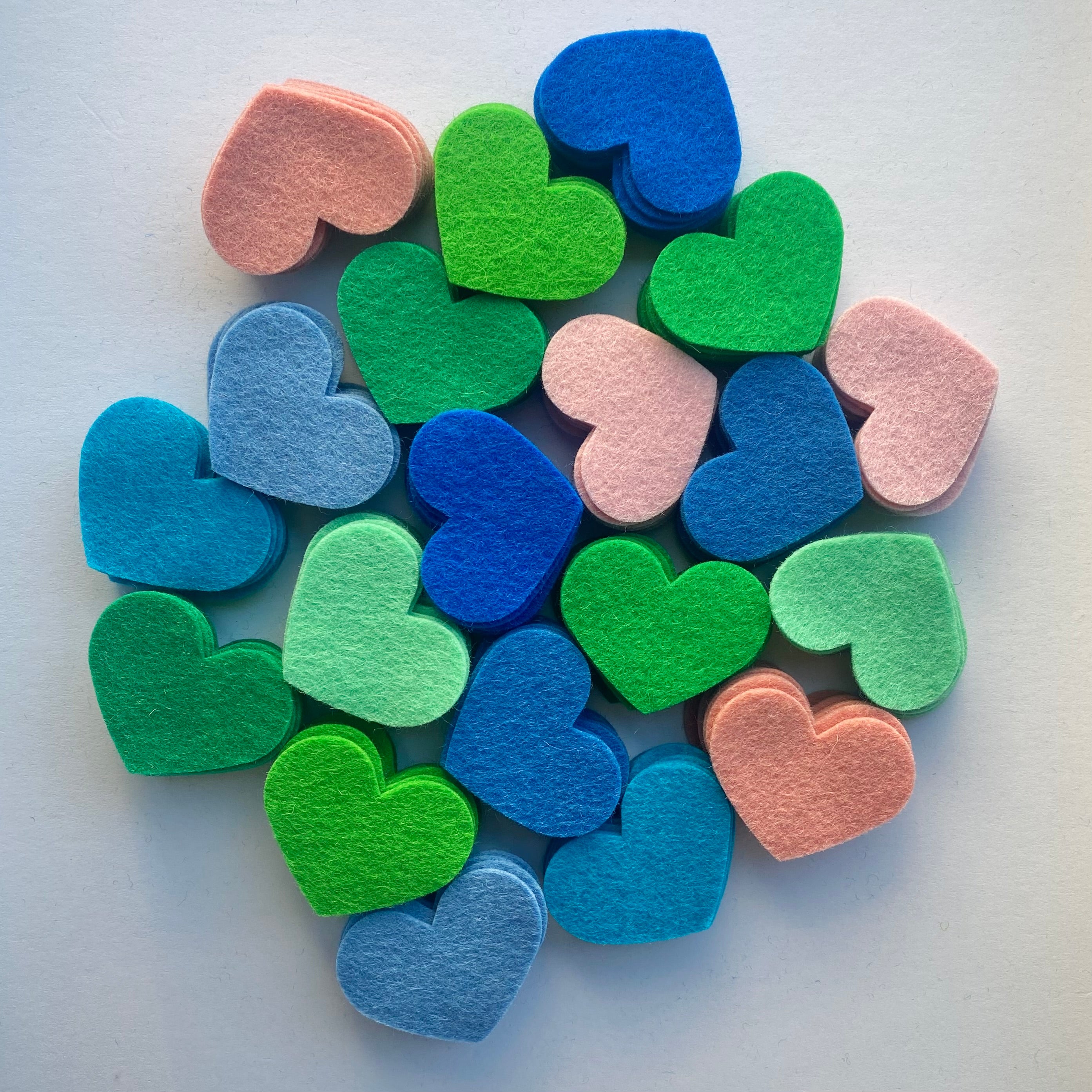 Pre-Cut Hearts (200)
