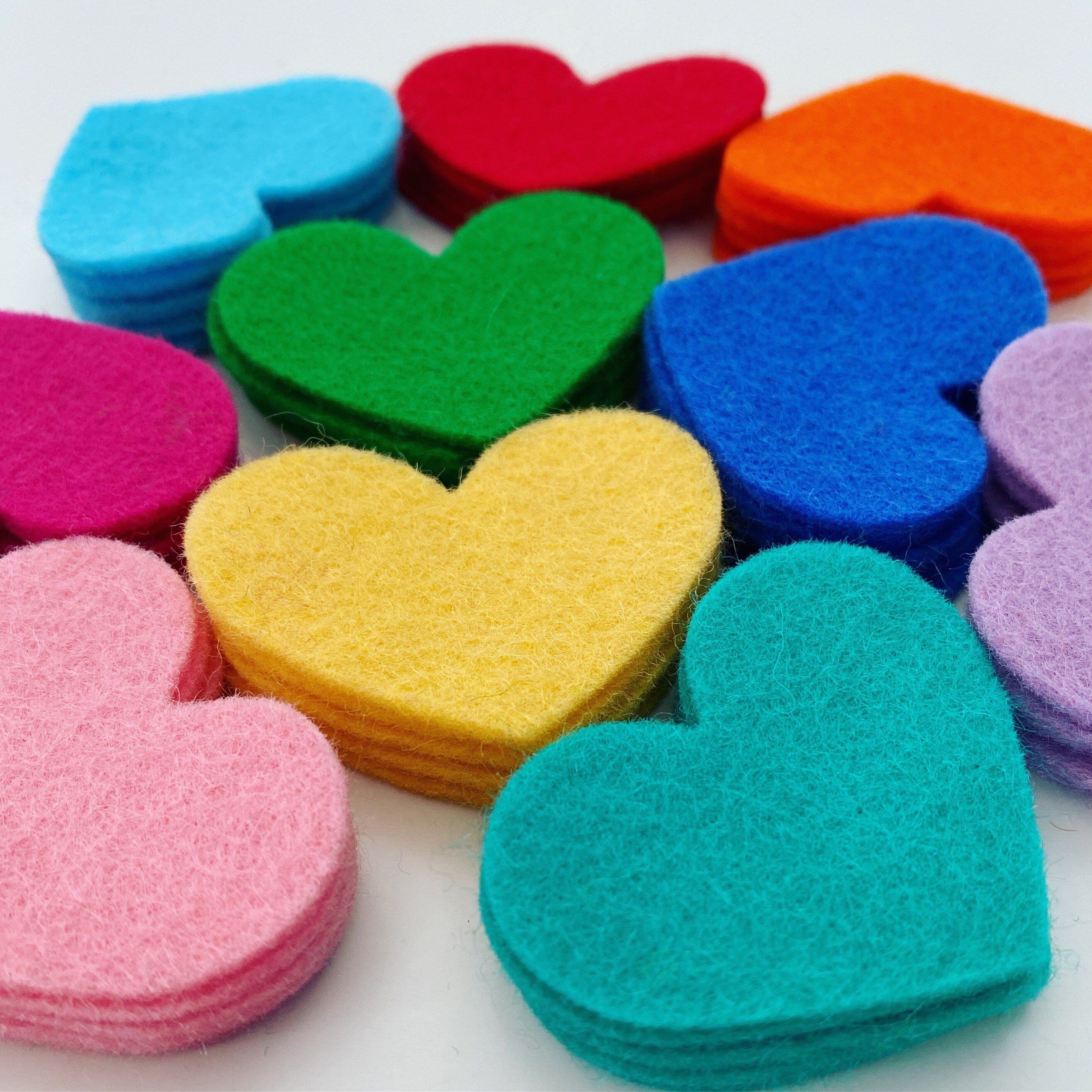 Pre-Cut Hearts (50)