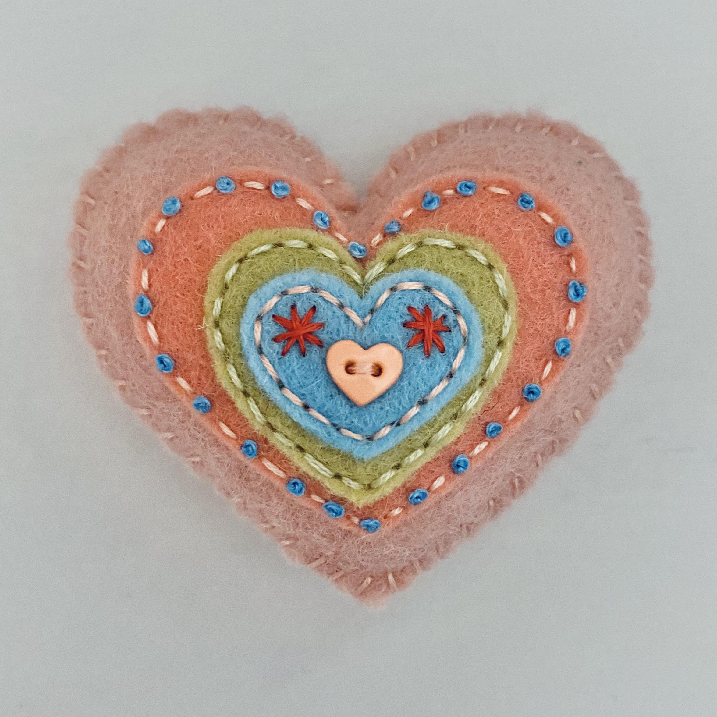 Pocket Heart with 4 Layers (6cm)