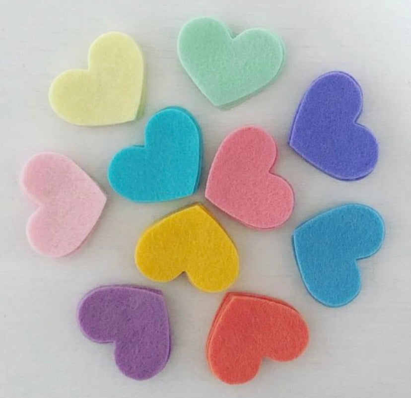 Pre-Cut Hearts (50)