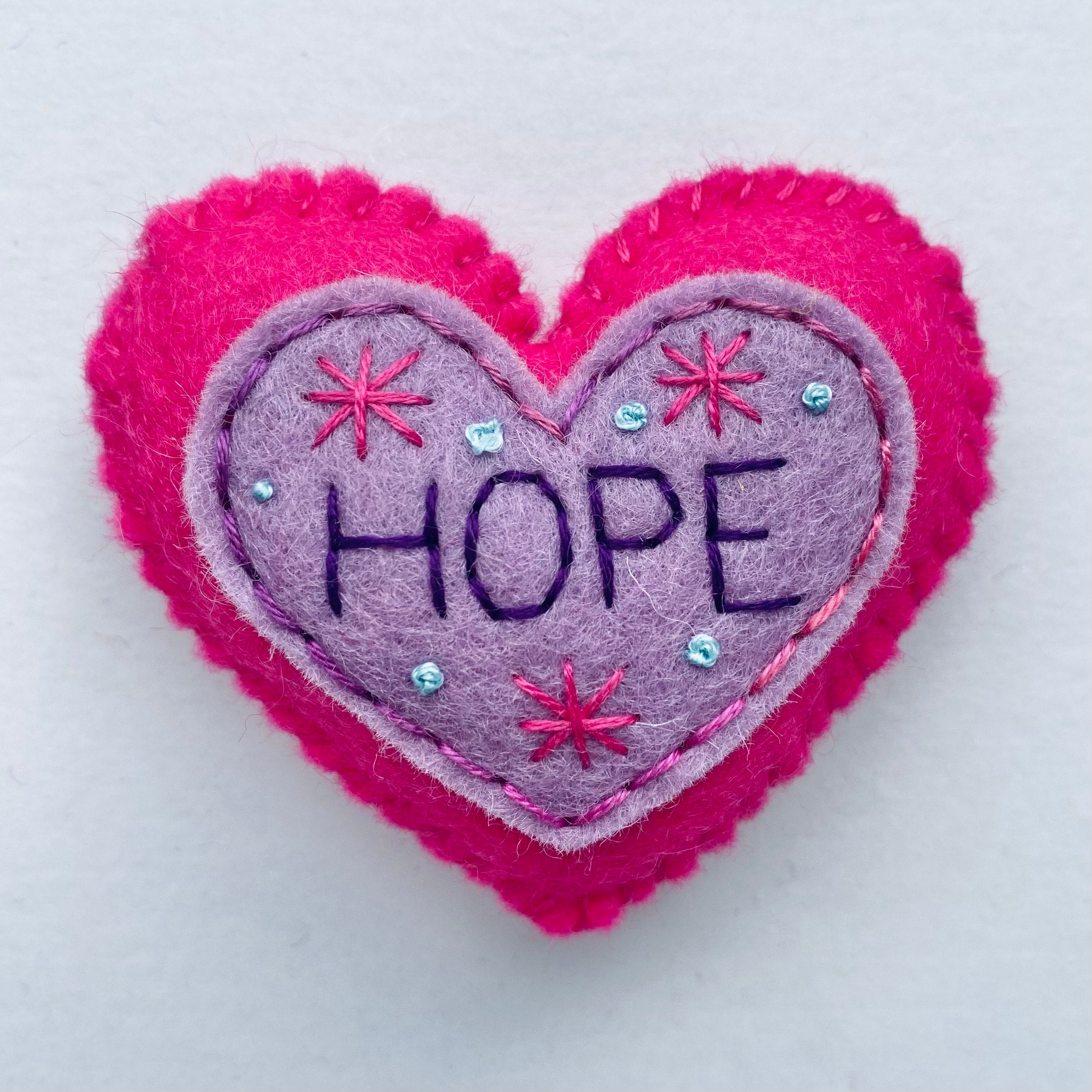 Pocket Heart - HOPE (6cm)