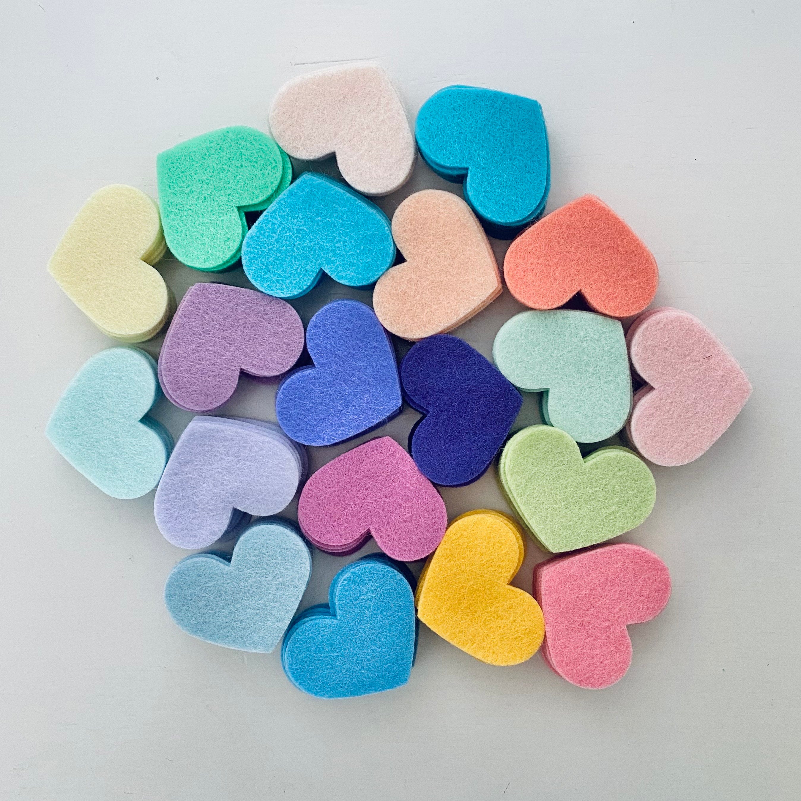 Pre-Cut Hearts (200)