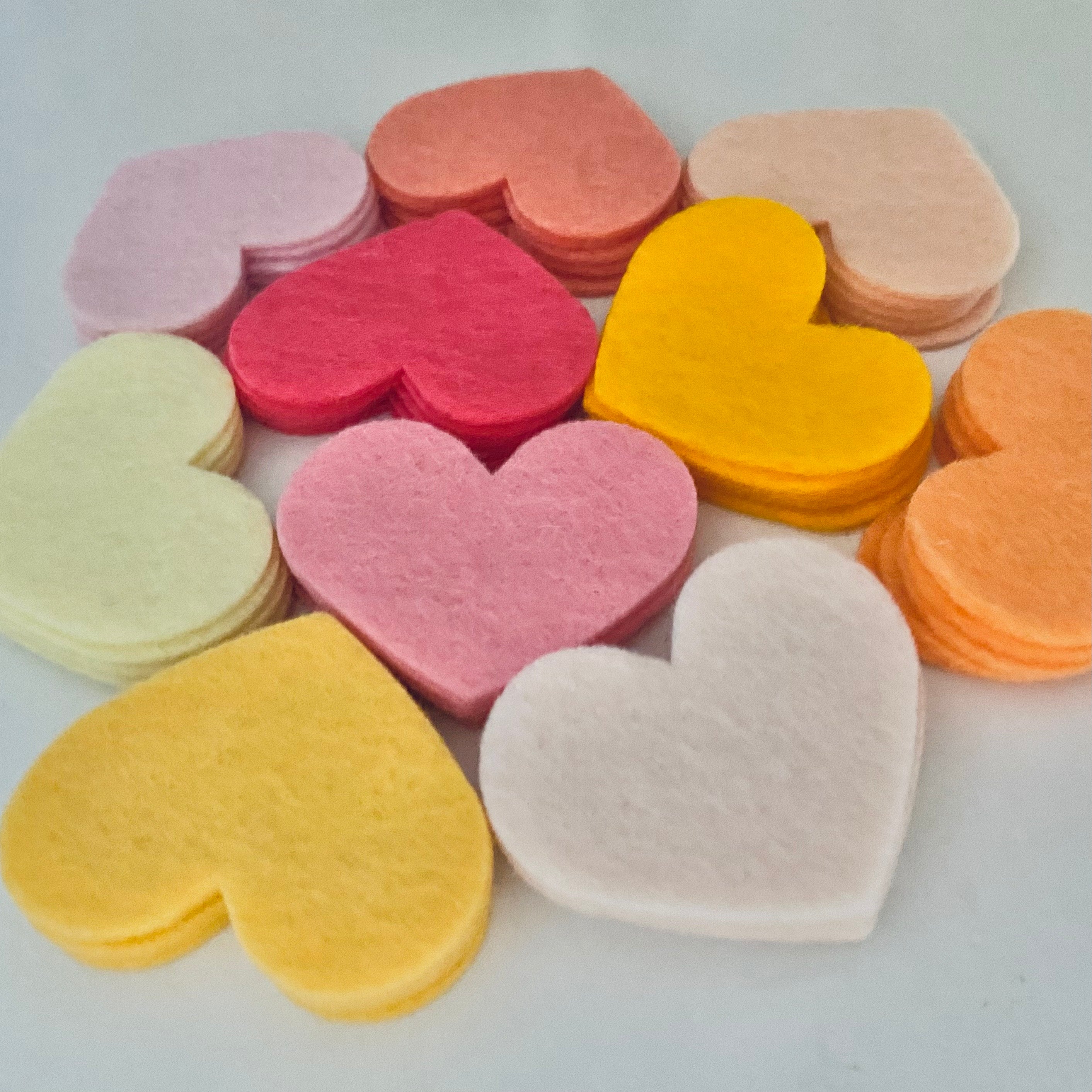 Pre-Cut Hearts (50)