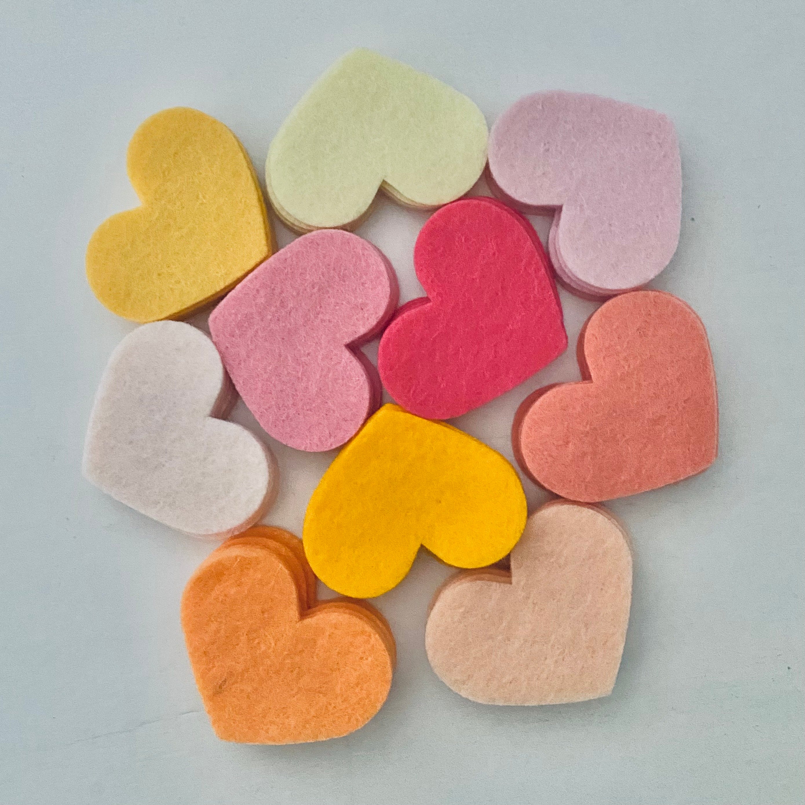 Pre-Cut Hearts (50)