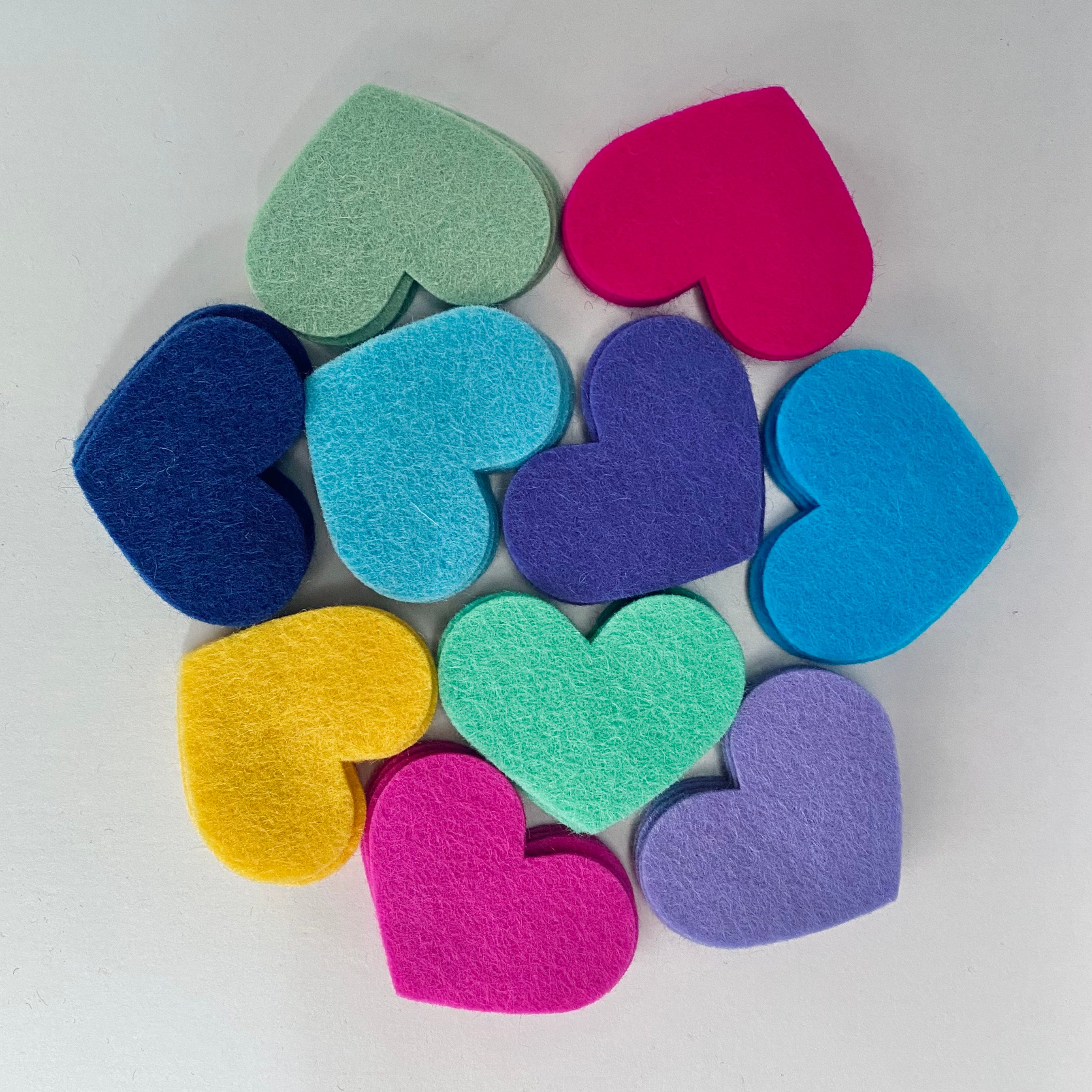 Pre-Cut Hearts (50)