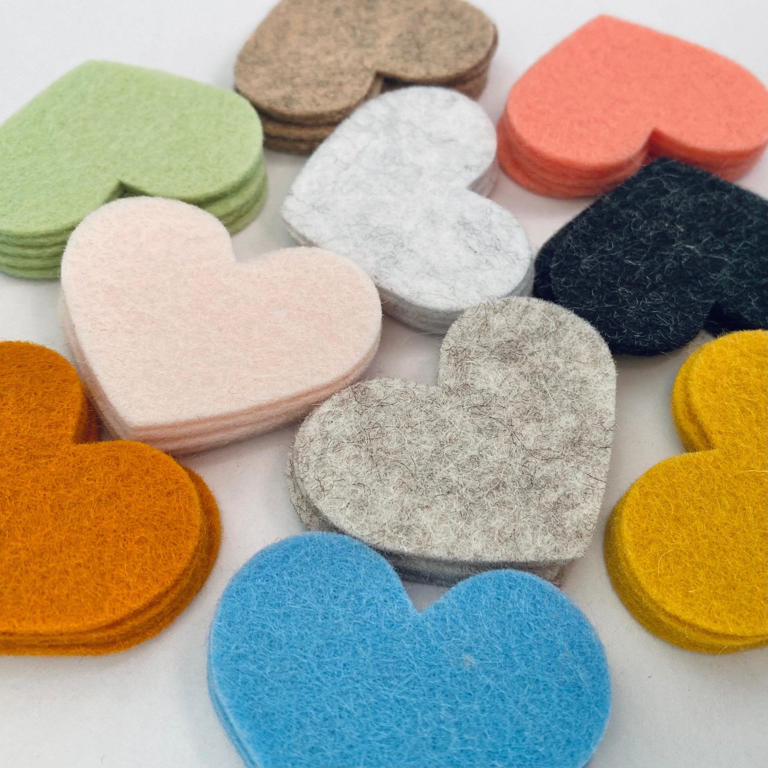 Pre-Cut Hearts (50)