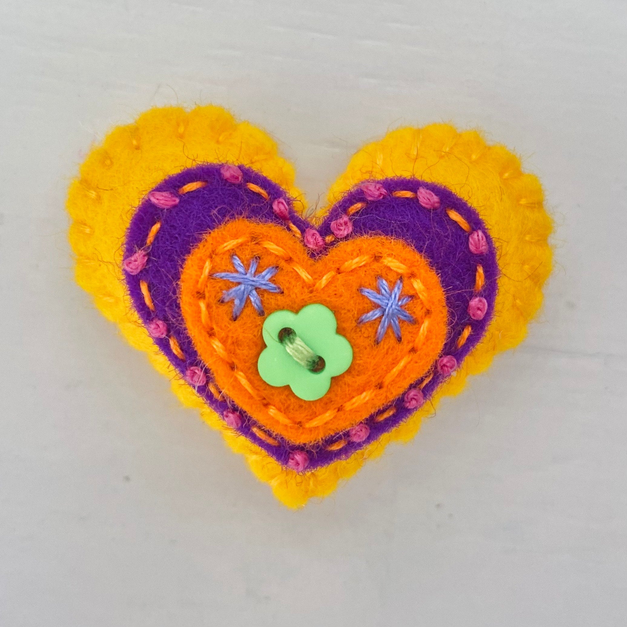 Pocket Heart with 3 Layers (4.5cm)