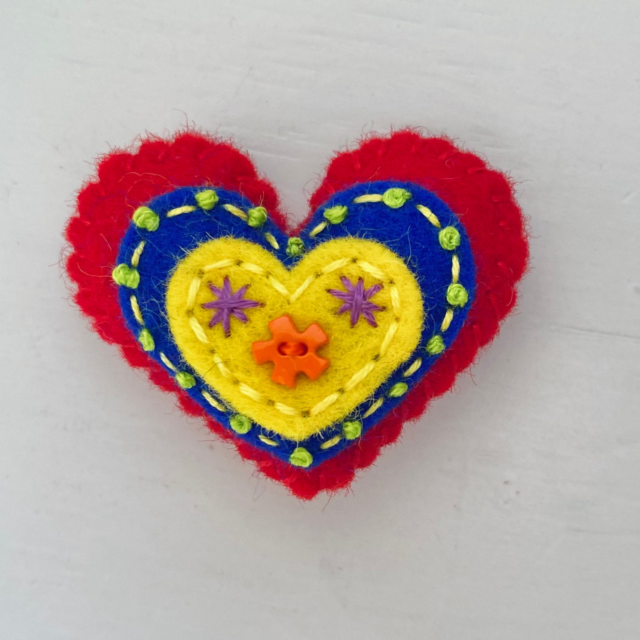 Pocket Heart with 3 Layers (4.5cm)