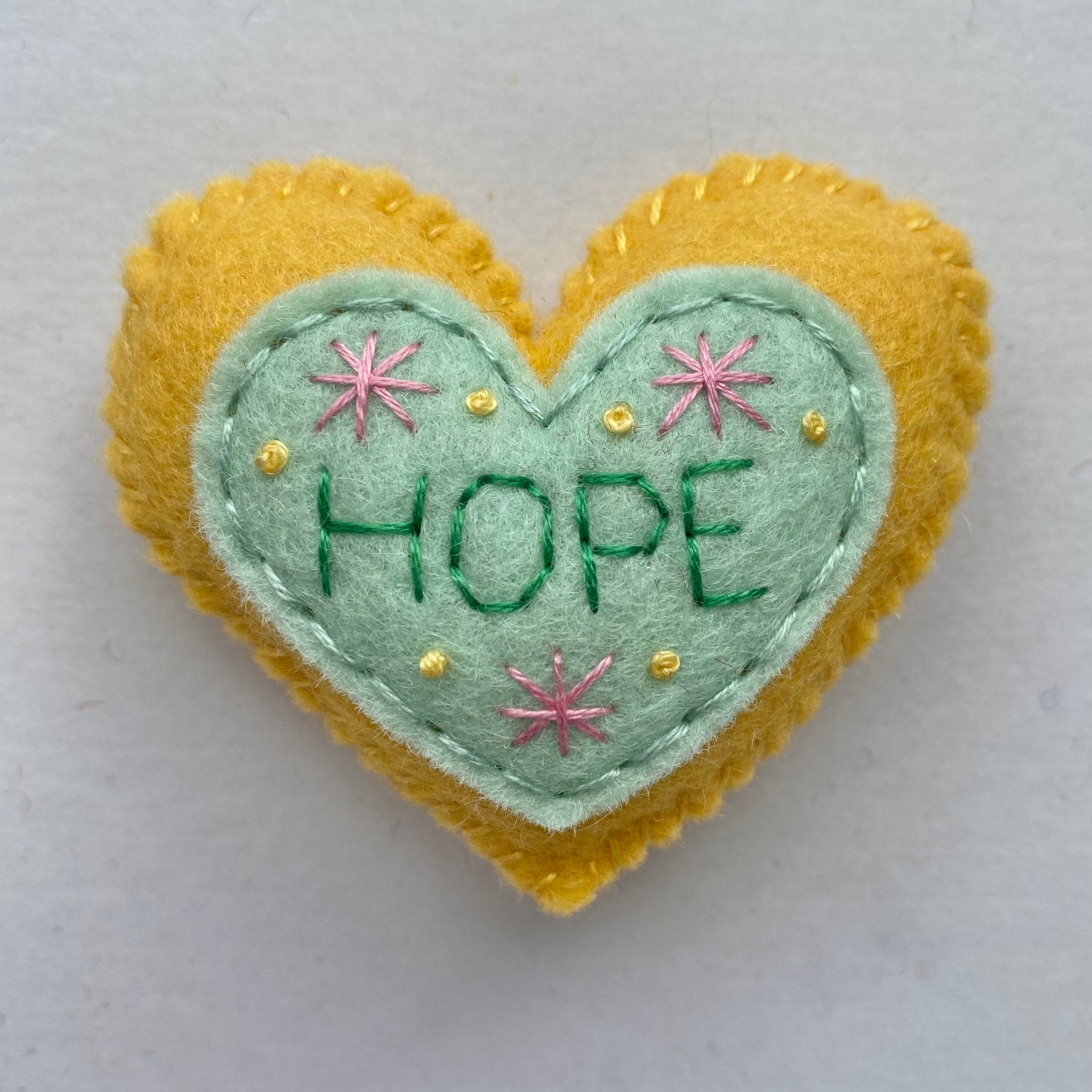 Pocket Heart - HOPE (6cm)