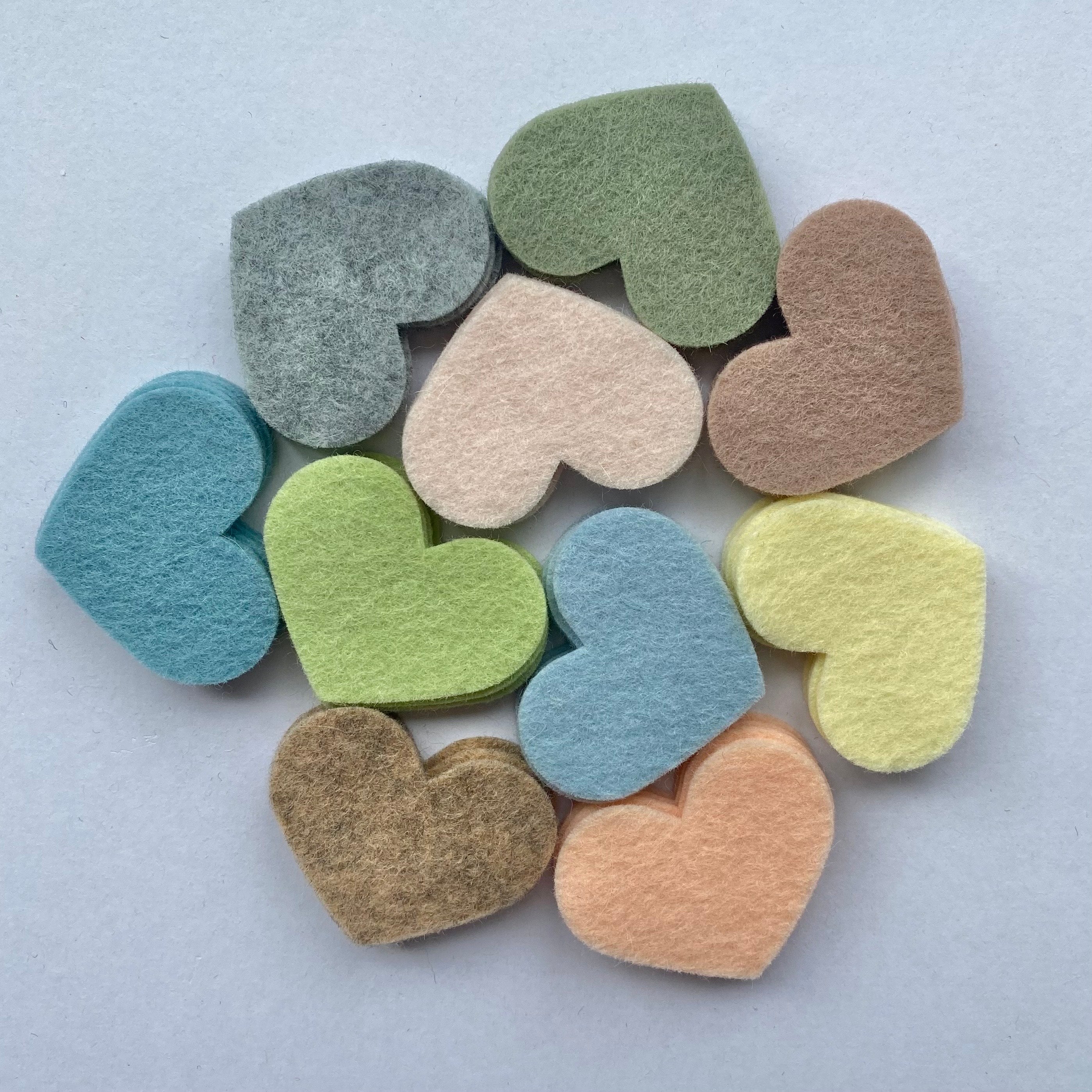 Pre-Cut Hearts (50)