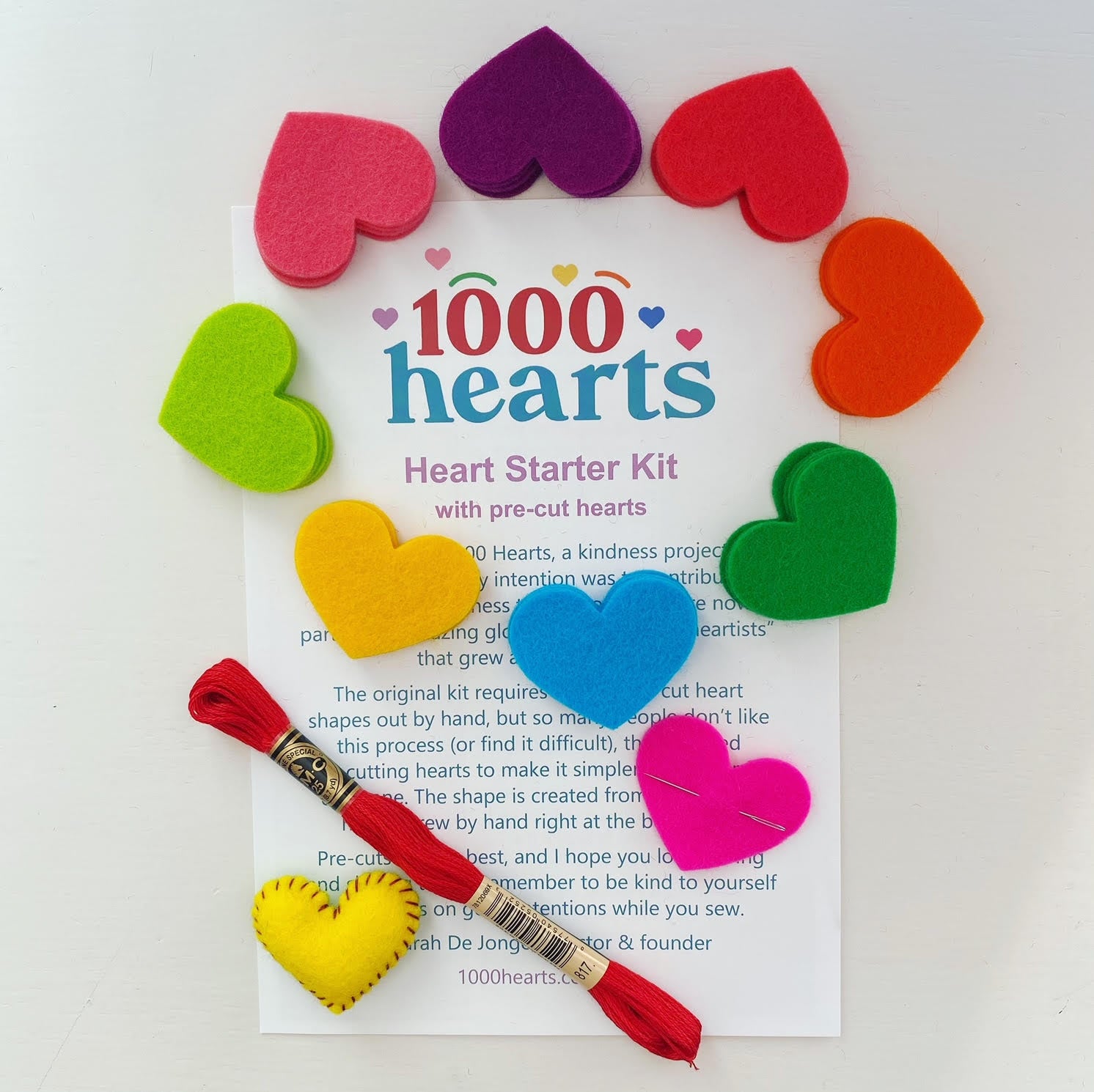 Kit - Heart-Starter with Pre-Cut Hearts