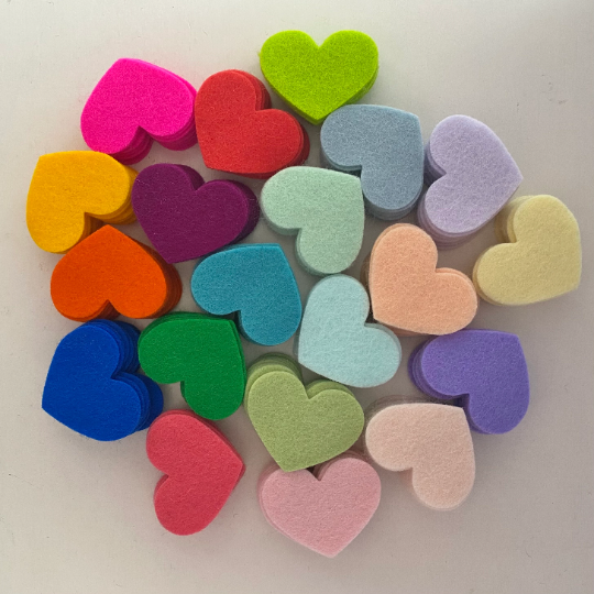 Pre-Cut Hearts (200)