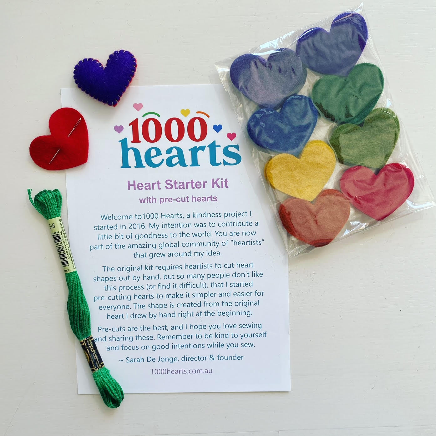 Kit - Heart-Starter with Pre-Cut Hearts