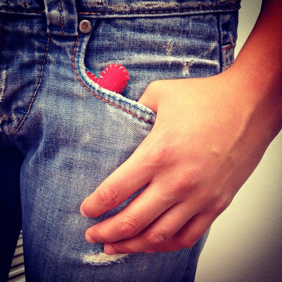 Pocket Heart - Original Plain (4.5cm)