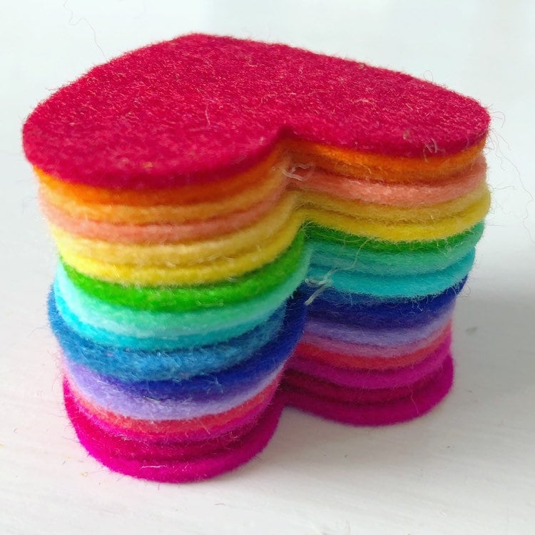 Pre-Cut Hearts (200)