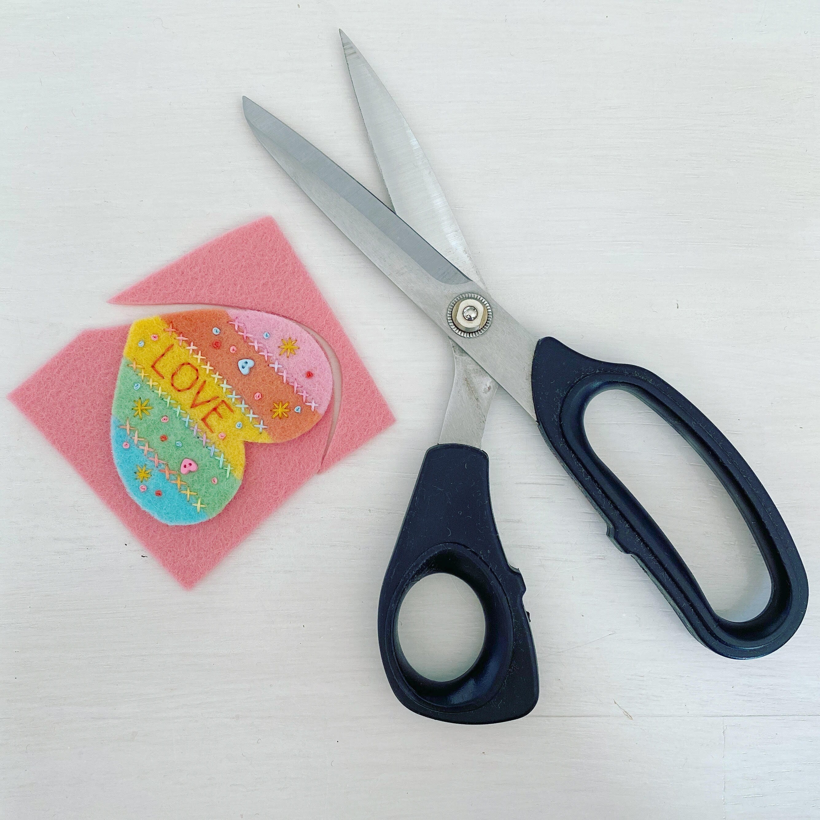 Instructions - Stripey Heart