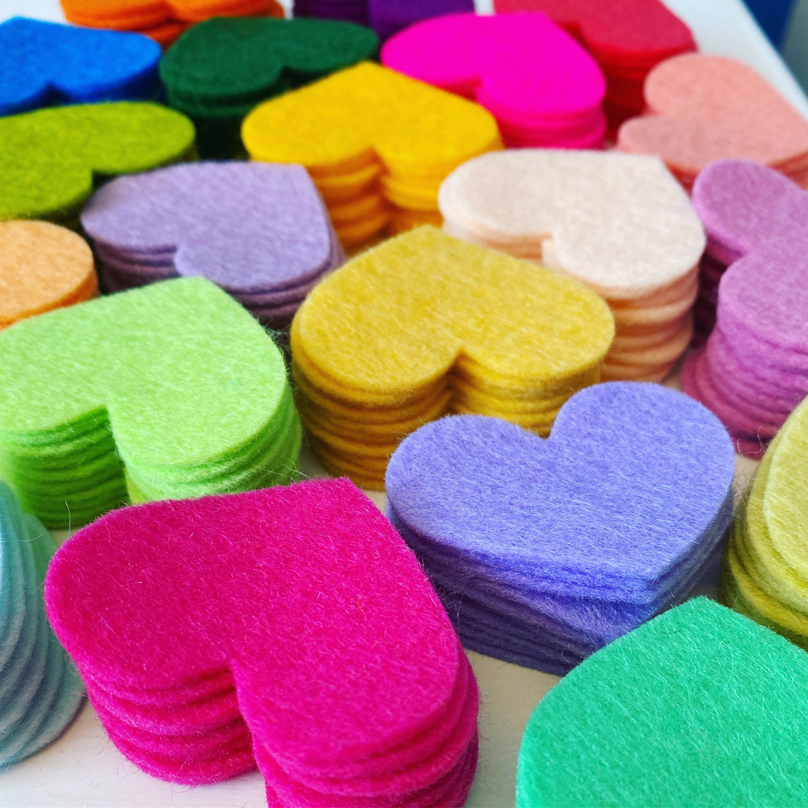 Pre-Cut Hearts (200)