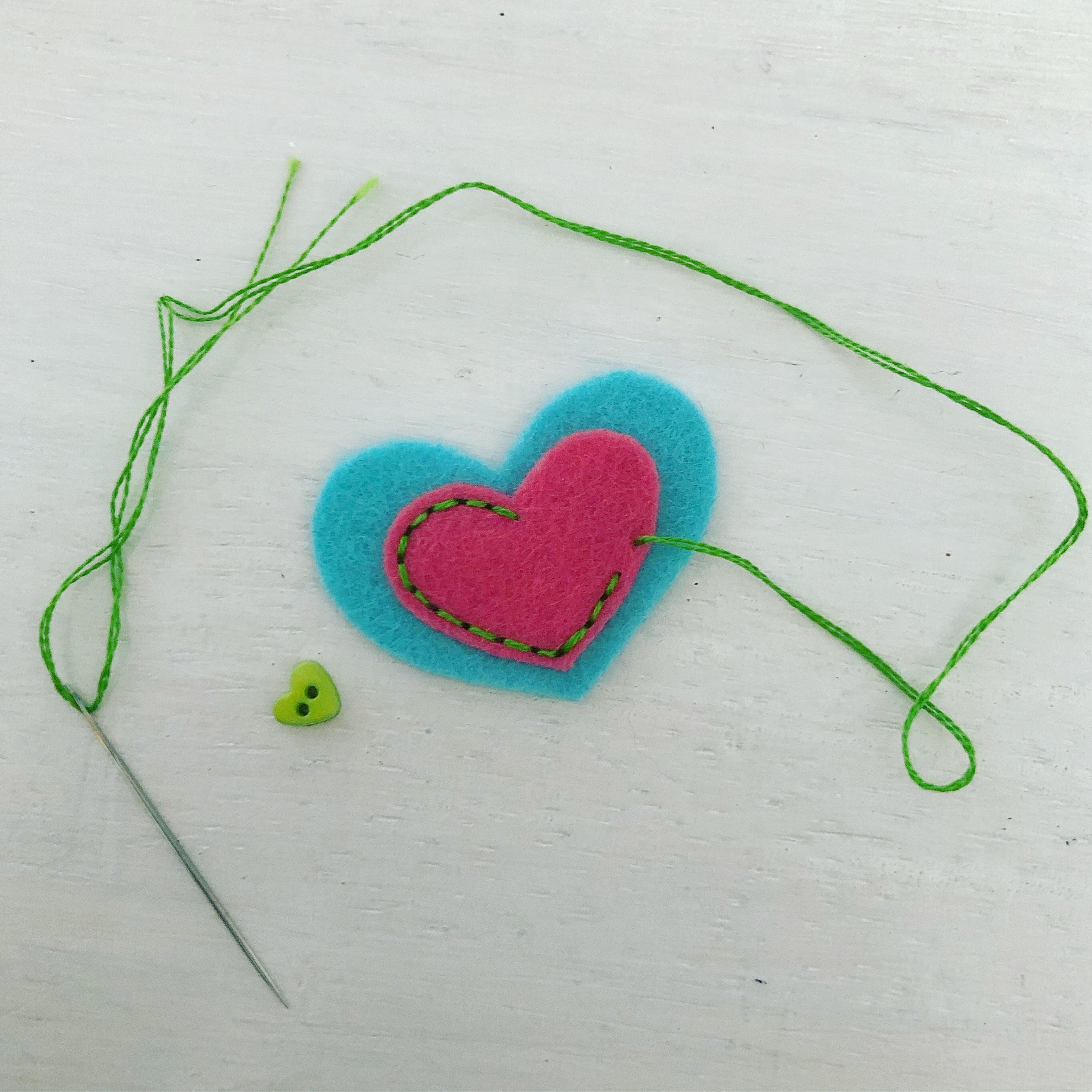 Instructions - Embellished Hearts