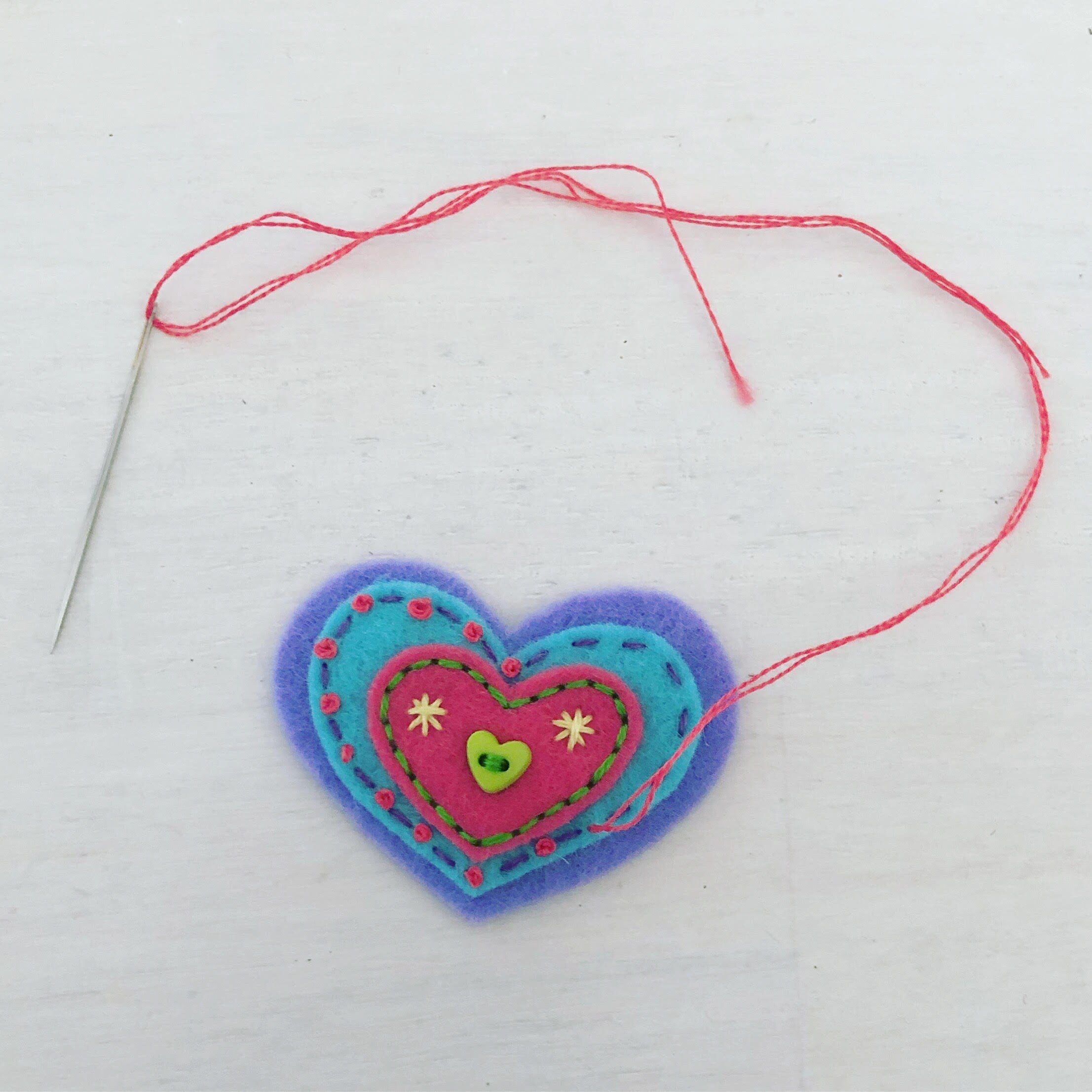 Instructions - Embellished Hearts