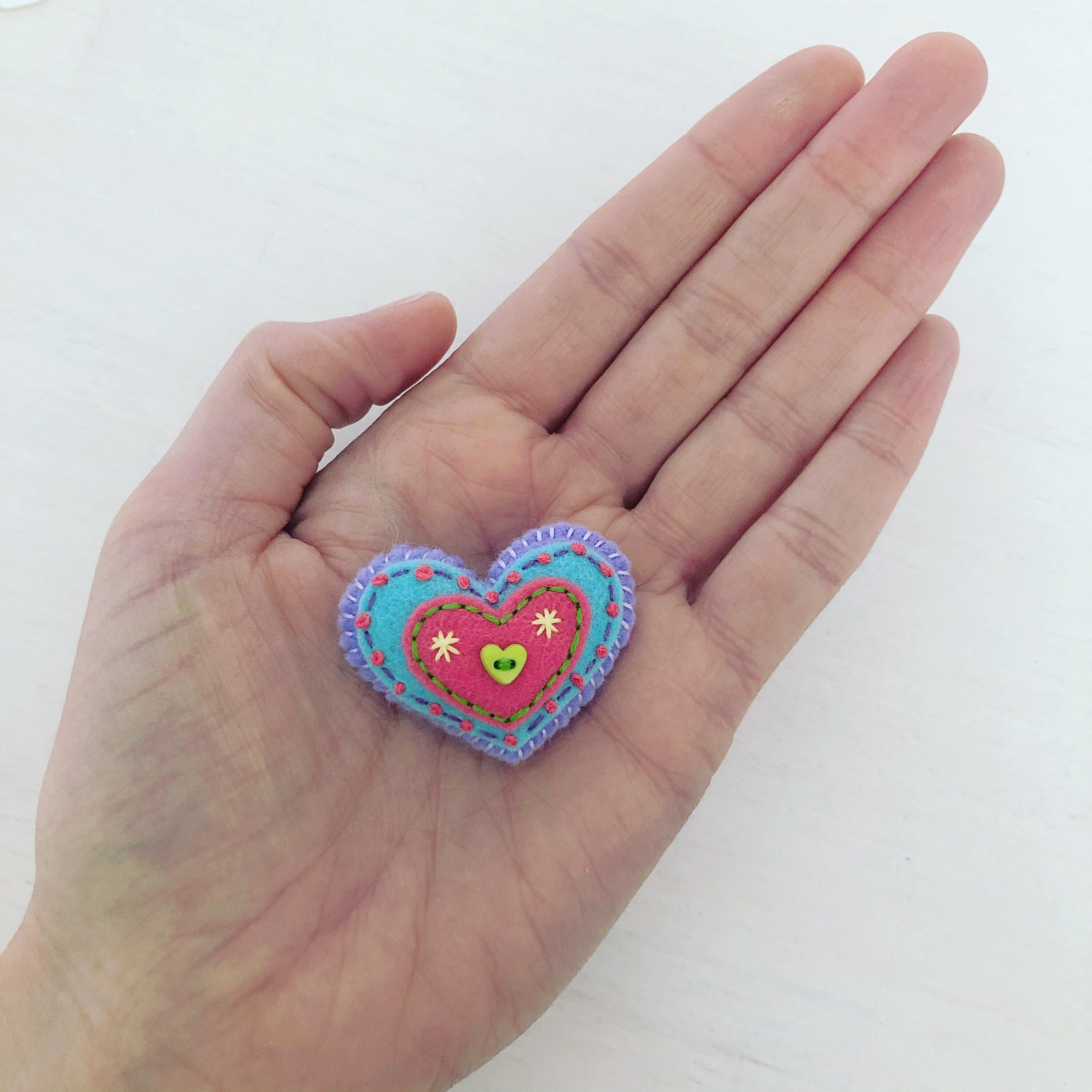 Instructions - Embellished Hearts