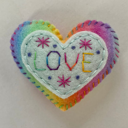 Pocket Heart - Embellished (6cm)
