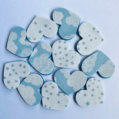 Pre-Cut Hearts - Fabric (Various)