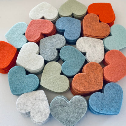 Pre-Cut Hearts (200)