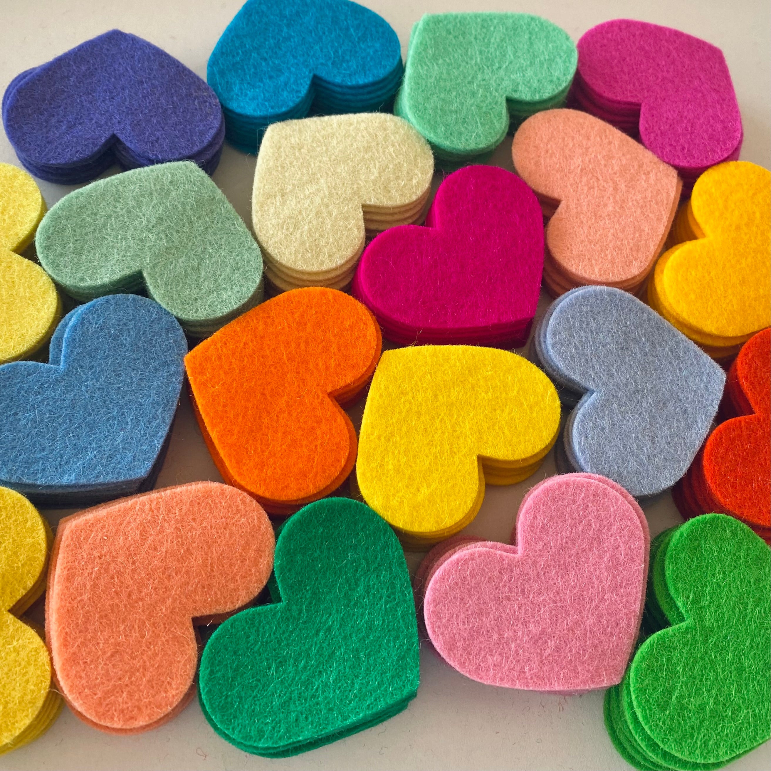 Pre-Cut Hearts (200)
