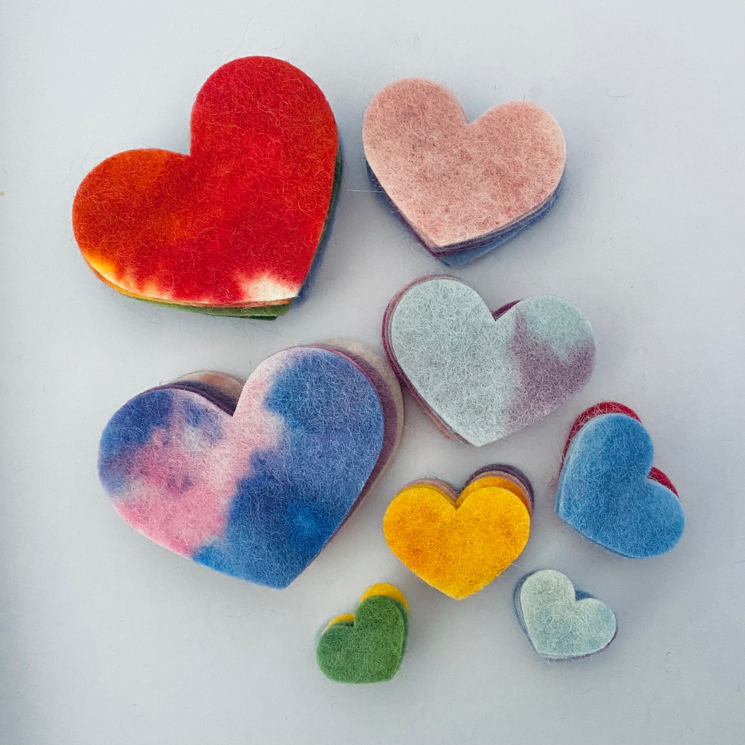 Pre-Cuts for Layered or Multi-Sized Hearts