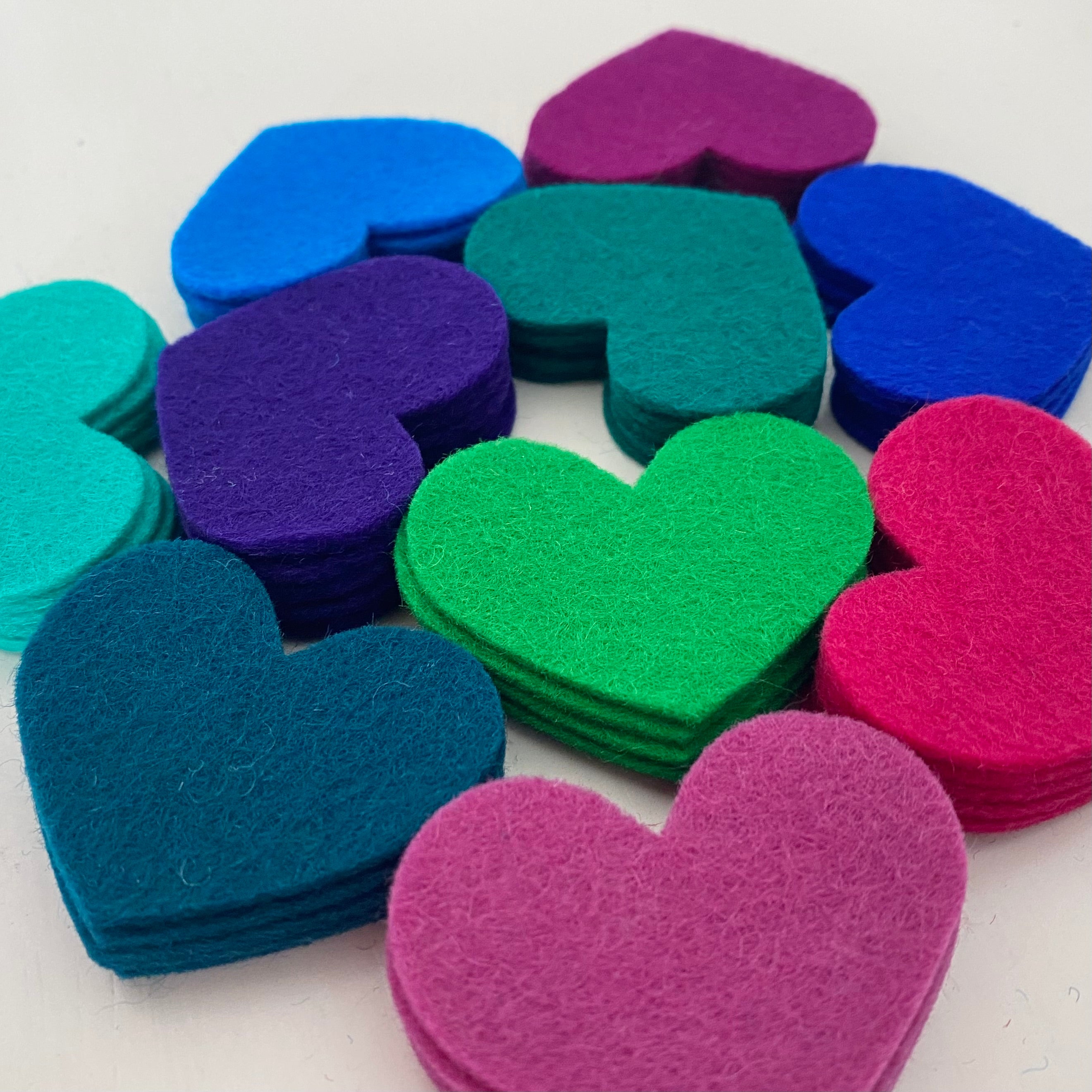 Pre-Cut Hearts (50)