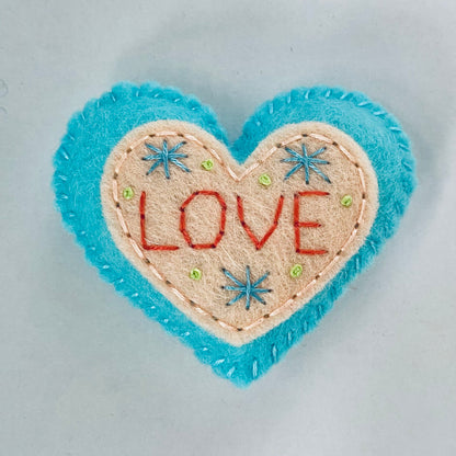 Pocket Heart - Embellished (6cm)
