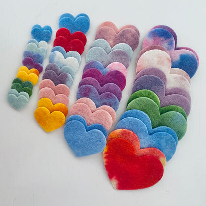 Pre-Cuts for Layered or Multi-Sized Hearts