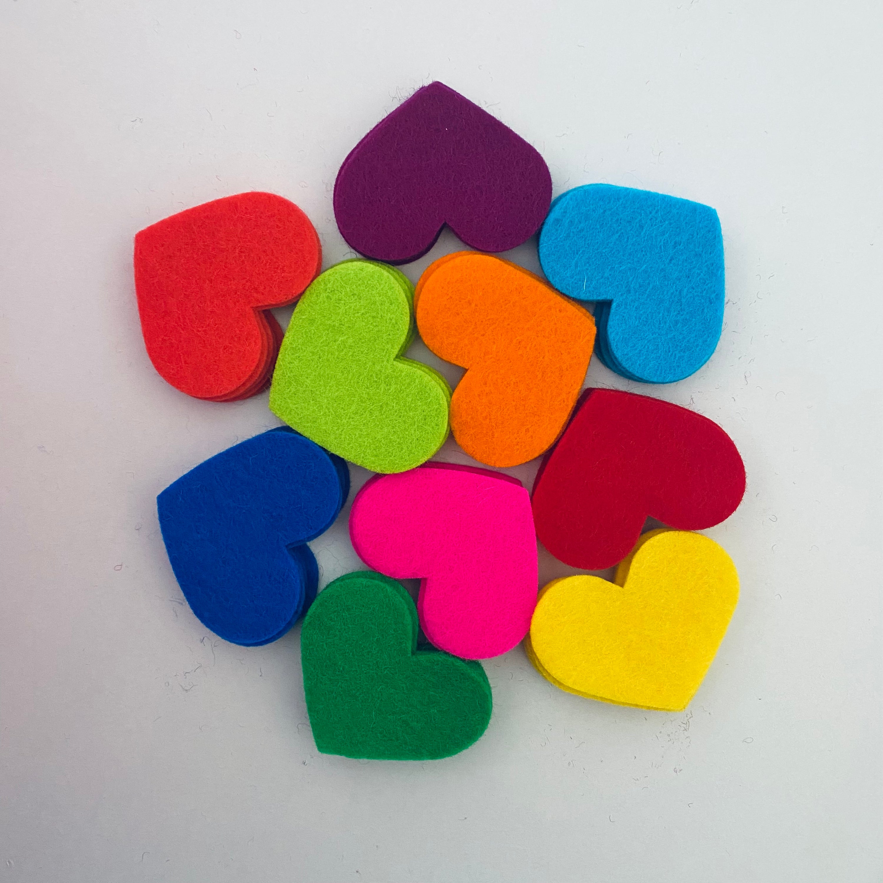 Pre-Cut Hearts (50)