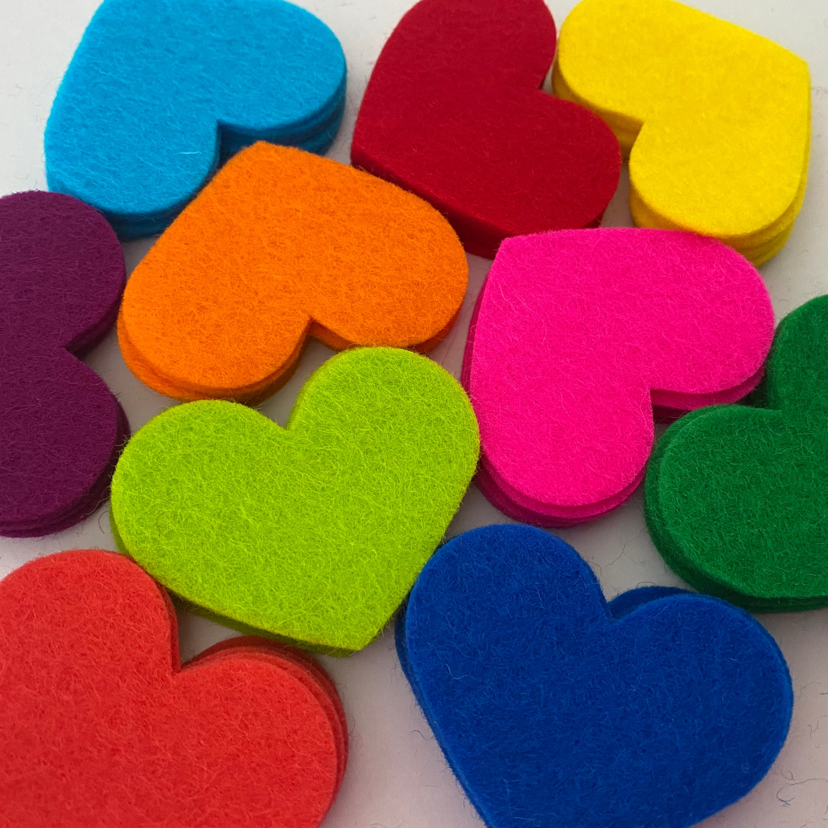 Pre-Cut Hearts (50)