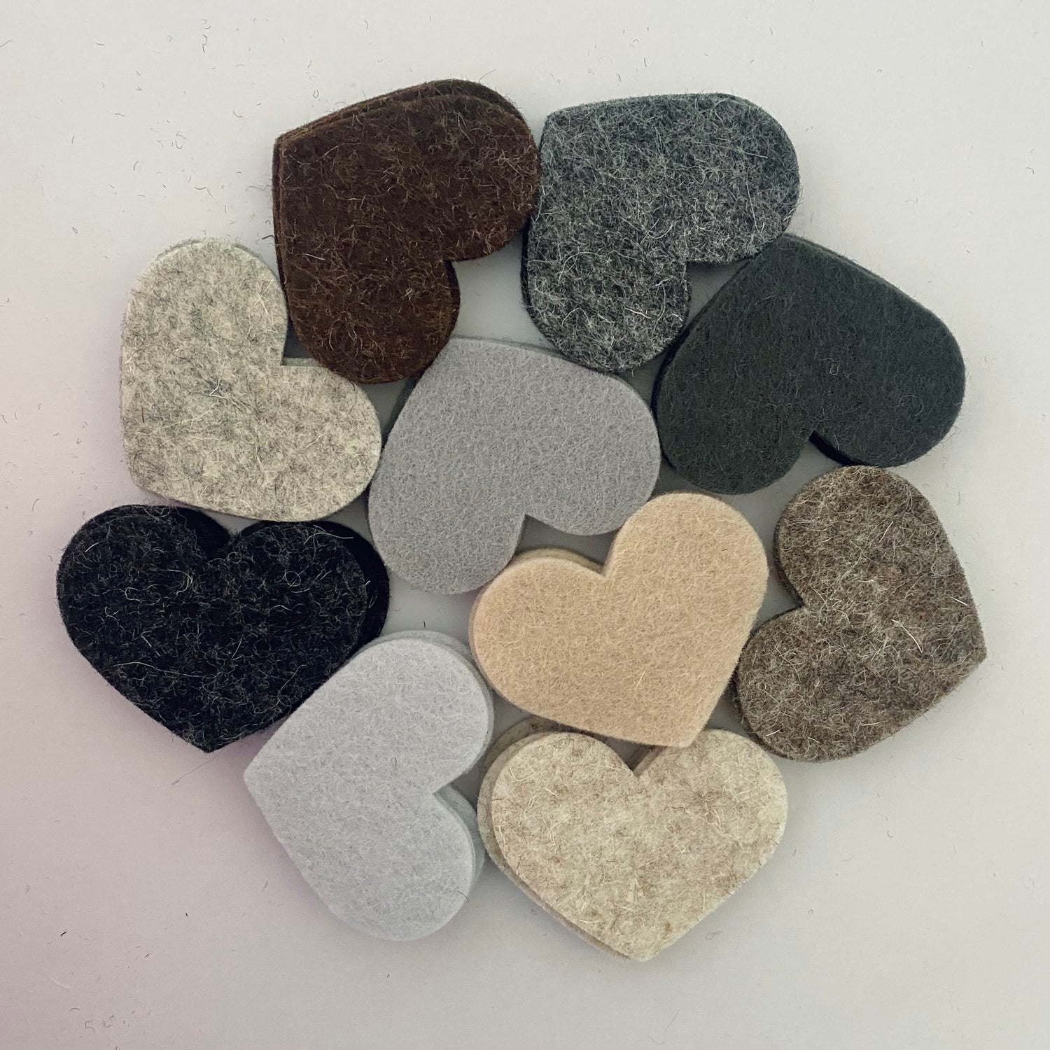 Pre-Cut Hearts (50)