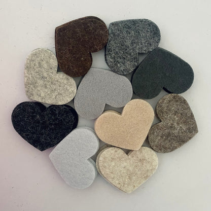 Pre-Cut Hearts (50)