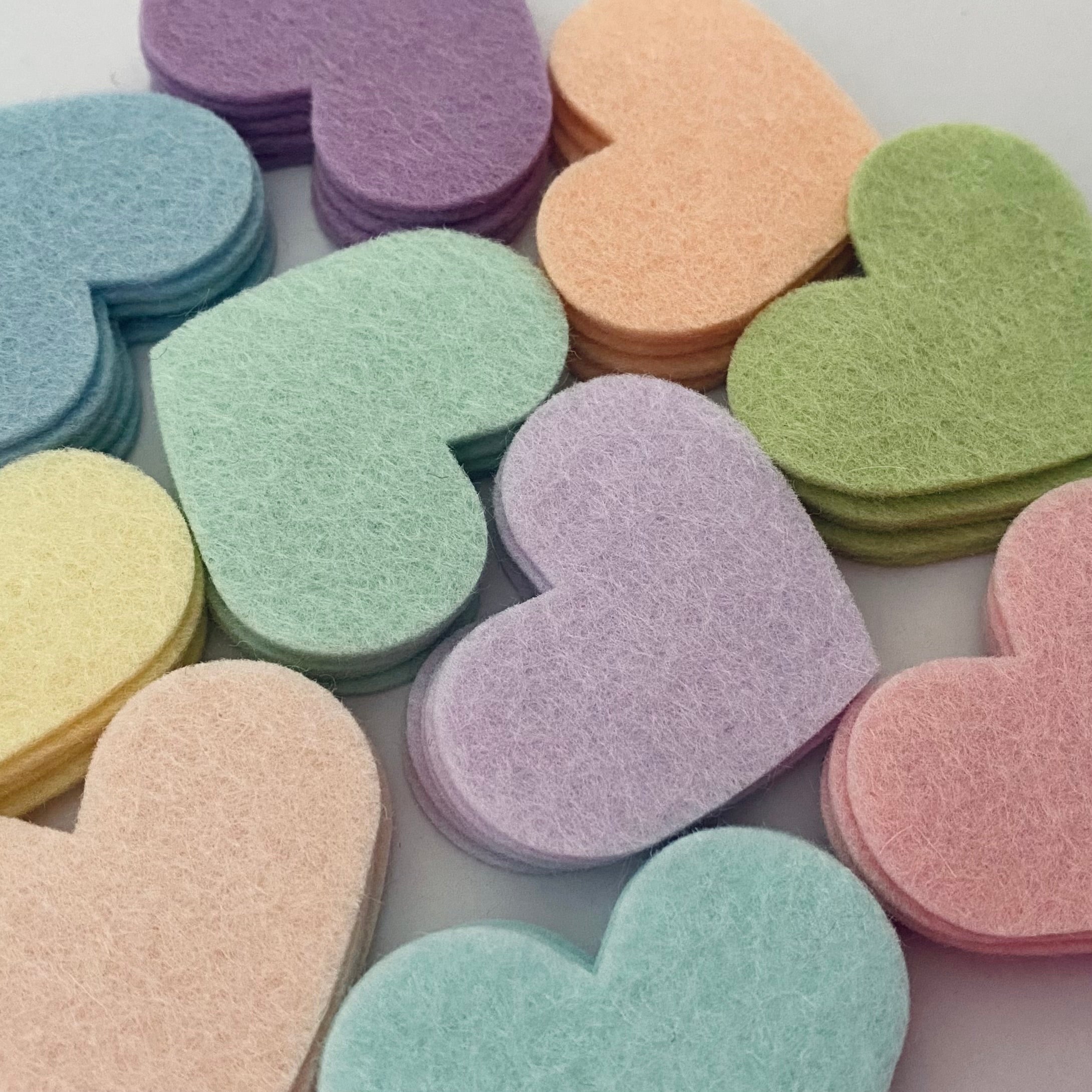 Pre-Cut Hearts (50)
