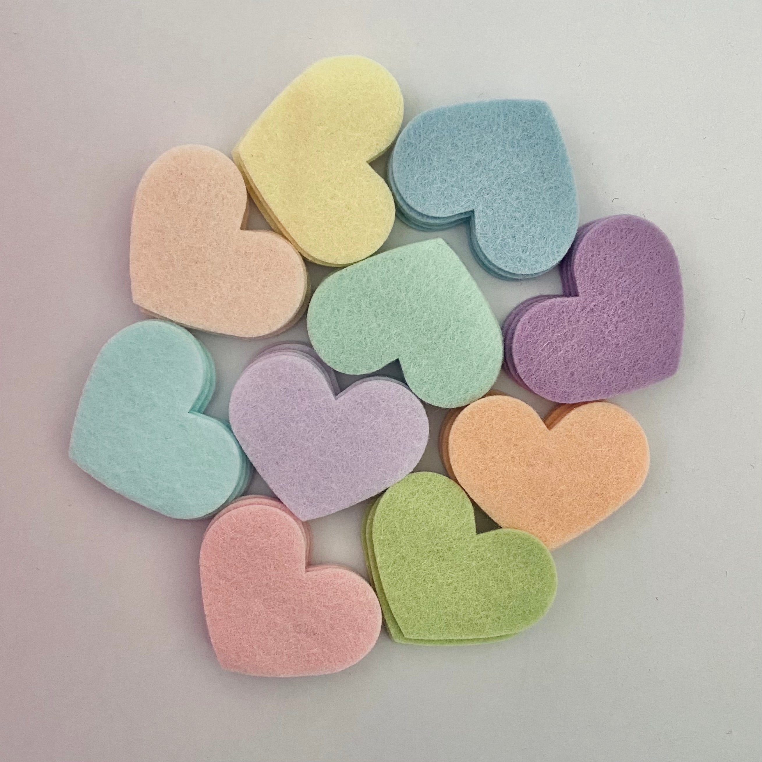 Pre-Cut Hearts (50)