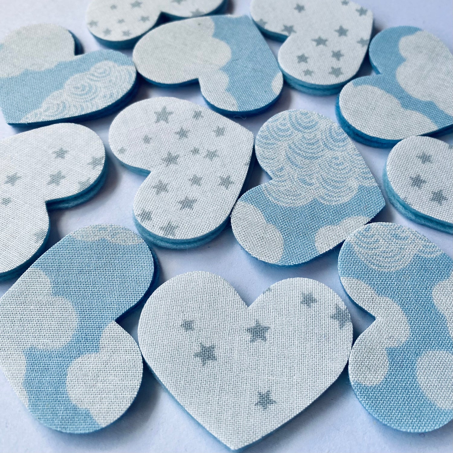 Pre-Cut Hearts - Fabric (Various)