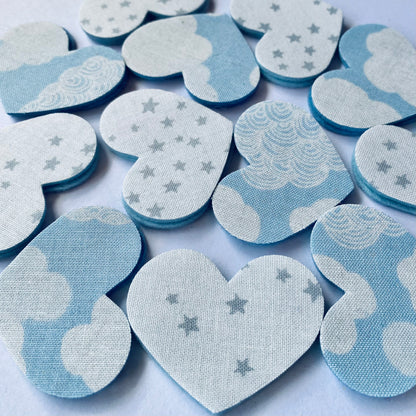 Pre-Cut Hearts - Fabric (Various)