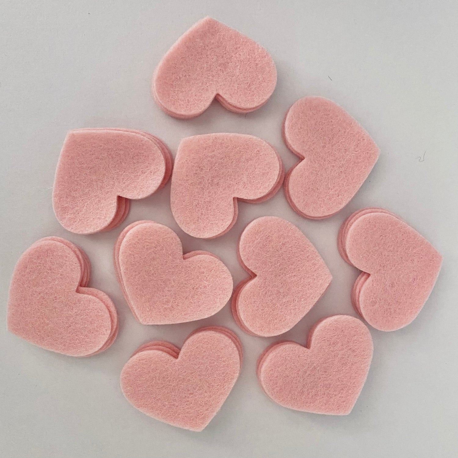 50 Pre-Cut Hearts - Single Colour Packs