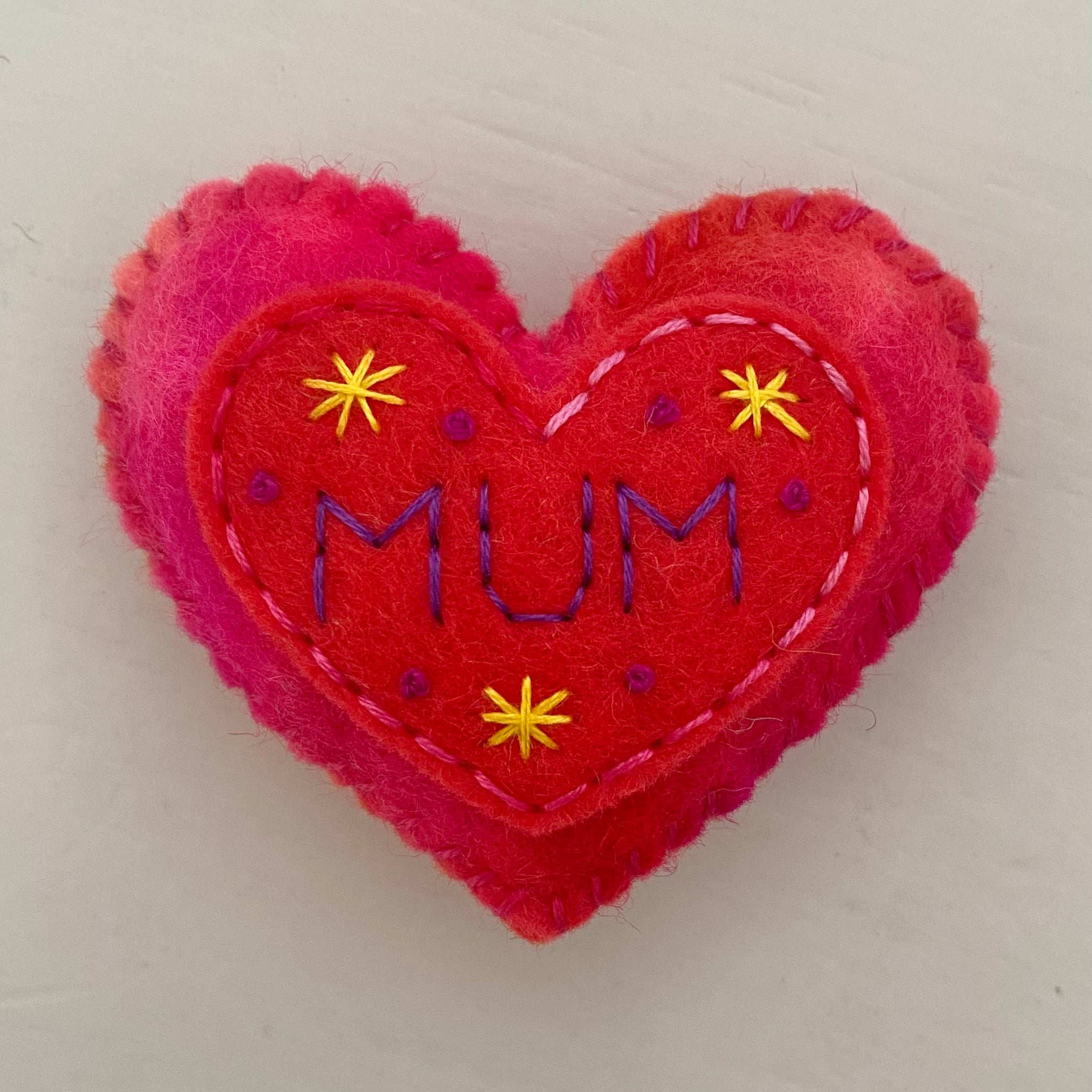 Pocket Heart with Word (6cm)