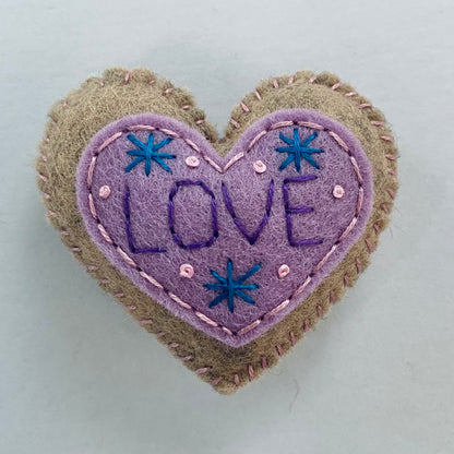 Pocket Heart - Embellished (6cm)
