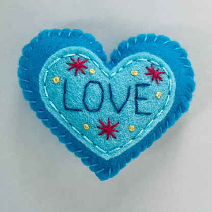 Pocket Heart - Embellished (6cm)