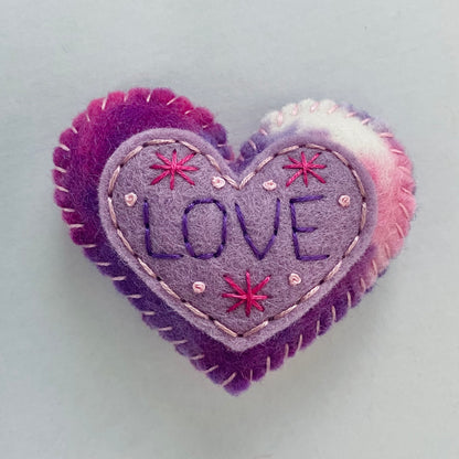 Pocket Heart - Embellished (6cm)