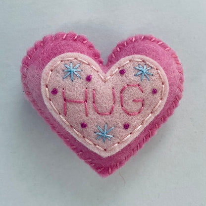 Pocket Heart - Embellished (6cm)