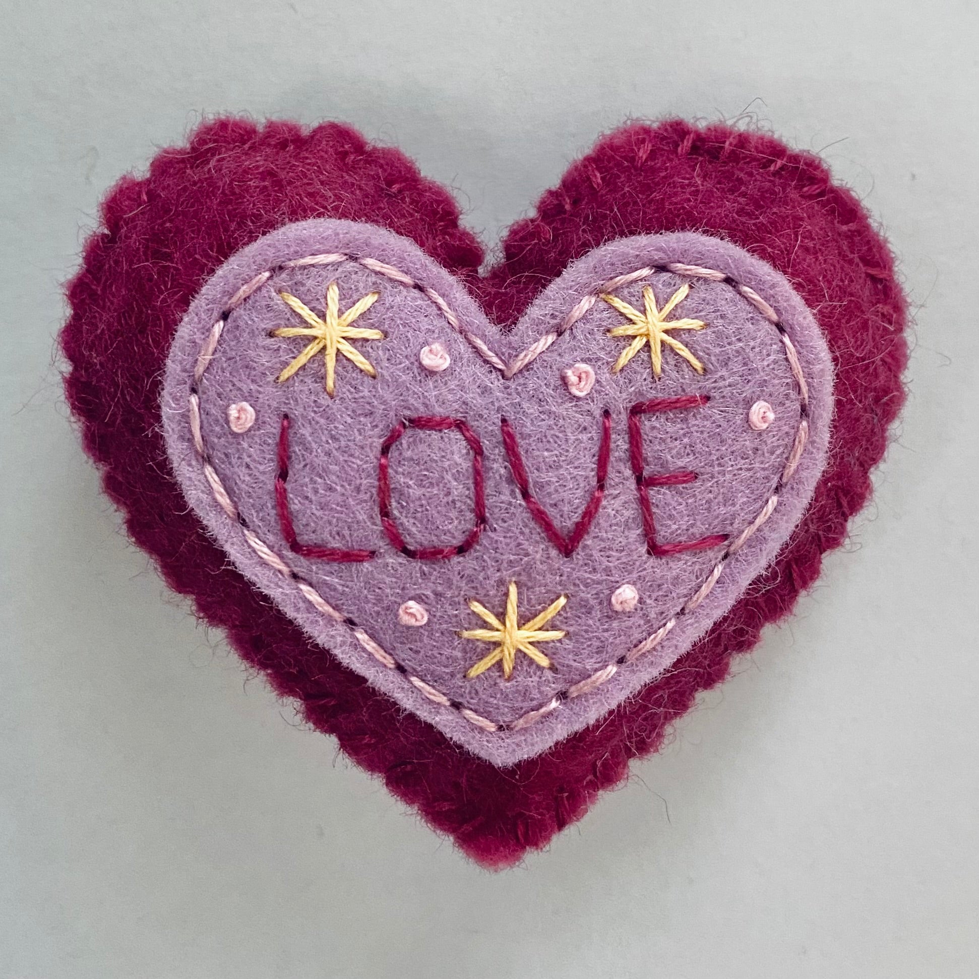 Pocket Heart - Embellished (6cm)