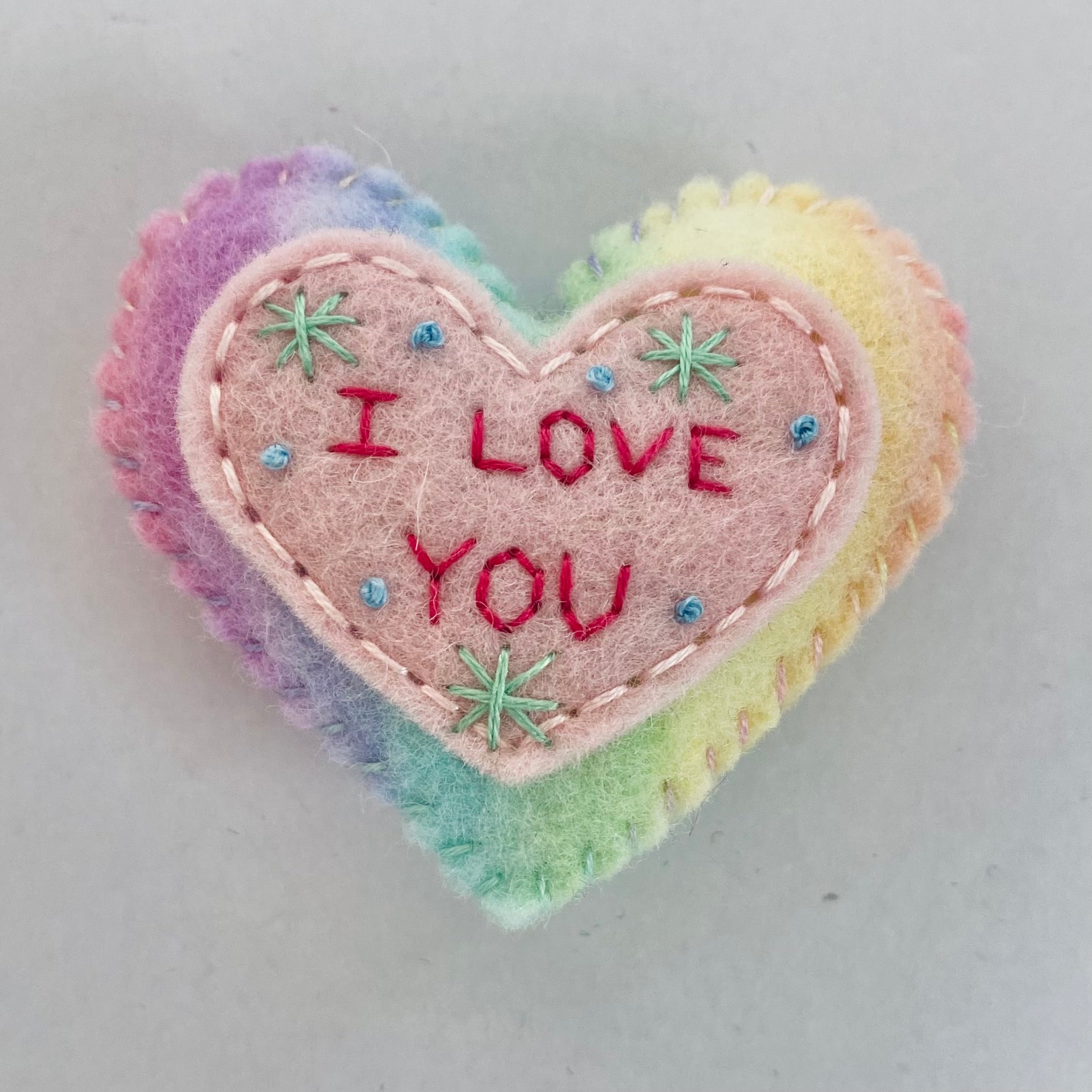 Pocket Heart - I LOVE YOU (6cm)