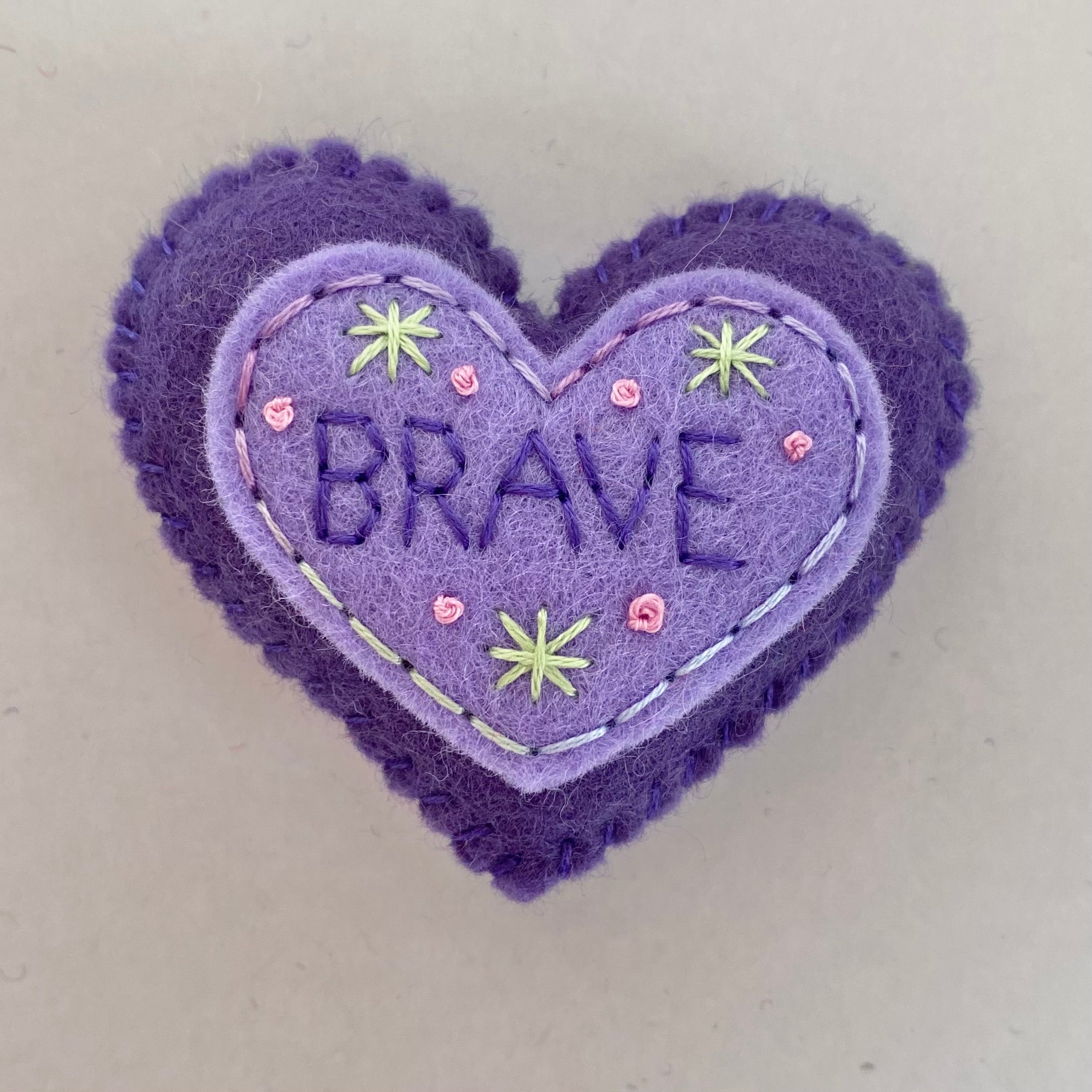 Pocket Heart - BRAVE (6cm)
